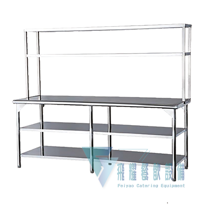 ST-153 不銹鋼工作台-連面三層加雙層上架