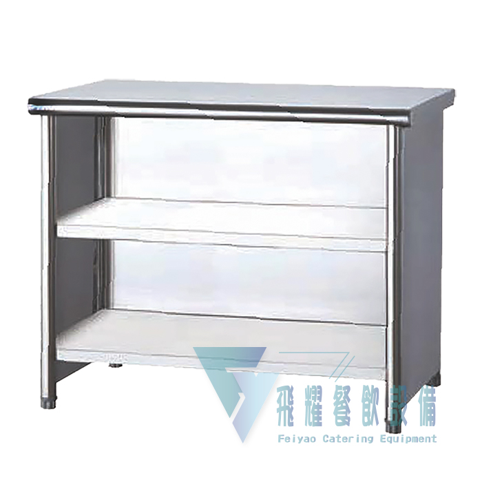 ST-156 不銹鋼工作台-連面三層加簡易封三面